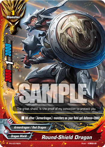 PR/0078EN Round-Shield Dragon