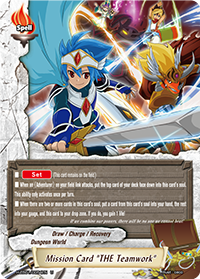 Mission Card, "THE Teamwork"