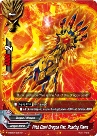 Fifth Omni Dragon Fist, Roaring Flame